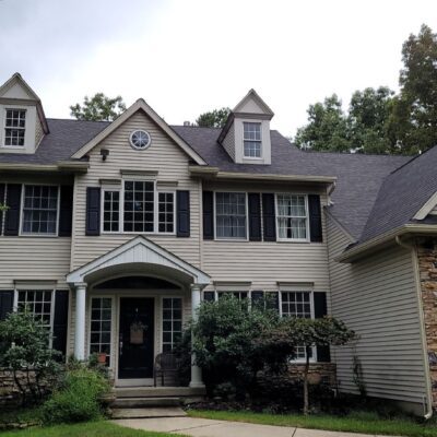House with new roof