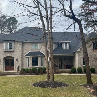 Before and after roof replacement