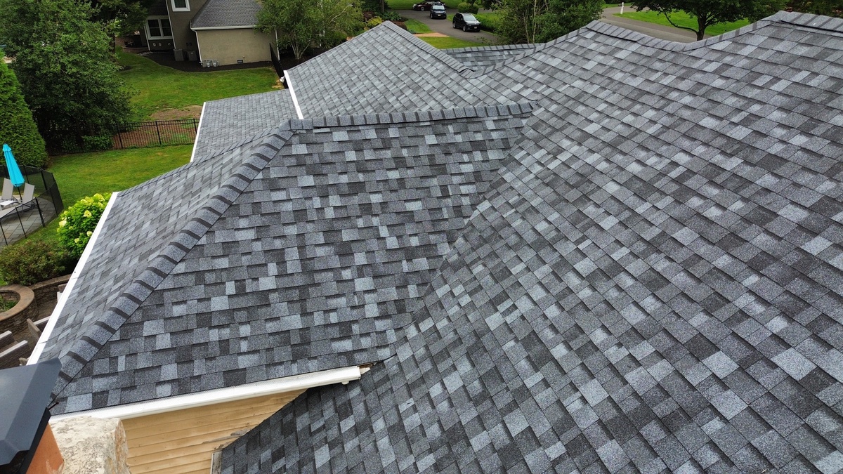 Slatestone Gray aerial view of roof